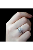 Modern Tasarım Çift Kollu Baget Yüzük 0.60 Ct. - 1