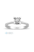 0.11 Ct Tektaş Pırlanta Yüzük - 1