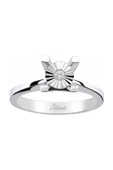 0.03 Ct Tektaş Pırlanta Yüzük - 1