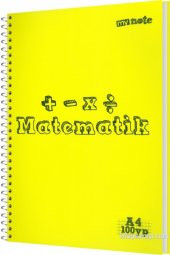 My Note A4 100 Yaprak Kareli Sipiralli Defter Matematik - 3