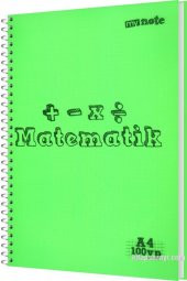 My Note A4 100 Yaprak Kareli Sipiralli Defter Matematik - 4