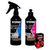INTERWAX 2li SET TORPİDO PARLATICI KREM ve SUSUZ MOTOR TEMİZLEYİCİ 500 ML - 1