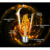 ST-64 Rustik Edison Dekoratif Ampül - 4