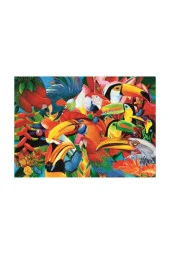 Trefl Puzzle Colourful Birds 500 Parça Puzzle thumbnail 2