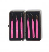 Archer Kirpik Uzatma Cımbız Seti Pembe 6 Parça thumbnail 1