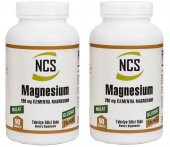 Ncs Magnesium Malat Glisinat Taurat Zenginleştirilmiş Magnesium Elementleri 90 Tablet 2 Kutu thumbnail 2