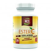 Ncs Ester C Vitamini 1000 mg 180 Tablet Kara Mürver Turunçgil Bioflavonidleri Rutin Aserola - 1