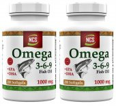 NCS Omega 3 6 9 Balık Yağı 1000 Mg 200 Softgel Evening Primrose Oil Keten Tohumu Yağı Epa Dha - 1