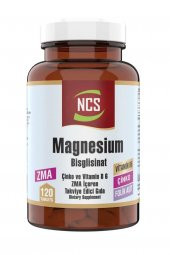 Ncs Zma 120 Tablet Çinko Folic Acid Vitamin B 6 Magnezyum Bisglisinat Magnesium thumbnail 1
