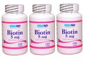 Nutrivita Nutrition Biotin 5 mg 120 Tablet 3 Adet - 1