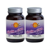 Meka Nutrition Biotin Zinc 120 tablet Kargo Bizden 2 Kutu - 1