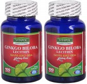 Vitapol Ginkgo Biloba Lecithine &quotGluten Free&quot 100 Softgels 2 Adet thumbnail 1