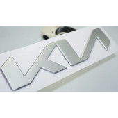 DK Tuning Kia Yeni Nesil Gri Metal Kaput Bagaj 21cm Logo Arma thumbnail 1
