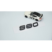 DK Tuning S80 Siyah ABS 3M 3D Bagaj Yazı Logo Volvo İle Uyumlu - 2