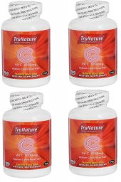 Trunature Vitamin C 1000 mg ve Rose Hips 100 Tablet 4 adet - 1