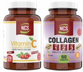 Ncs Hidrolize Collagen Tip 1-2-3 Glutatyon Vitamin D E 90 Tablet Vitamin C 1000 MG 120 Tablet - 1
