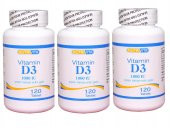 Nutrivita Nutrition Vitamin D3 1000 Iu 120 Tablet 3 Adet - 1