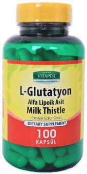 Vitapol L-Glutatyon 500 Mg Alfa Lipoik Asit Milk Thistle 100 Kapsül - 1