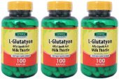 Vitapol L-Glutatyon 500 Mg Alfa Lipoik Asit Milk Thistle 100 Kapsül 3 adet - 1
