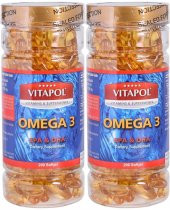Vitapol Omega 3 Balık Yağı 200 softjel 2 Adet - 1