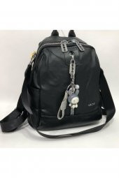 Kadın Sırt Çantası Ebat 32cm 30cm Siyah - 3