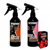 INTERWAX 2li SET DÖŞEME TEMİZLEME ve TORPİDO TEMİZLEME SÜTÜ 500 ML - 1
