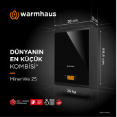 Warmhaus Minerwa 25 Kw Yoğuşmalı Kombi (Baca Seti Dahil) - 1