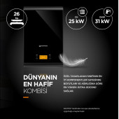 Warmhaus Minerwa 25 Kw Yoğuşmalı Kombi (Baca Seti Dahil) - 3
