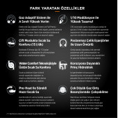 Warmhaus Minerwa 25 Kw Yoğuşmalı Kombi (Baca Seti Dahil) - 5