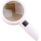 3 Led Işıklı Büyüteç 30x Kat Büyütme Oranlı 9cm (90mm) Çift Katmanlı Lup Mercek Camlı 1. KALİTE - 1