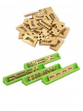 Domino Zamak Büyük Boy Domino Oyun Seti Metal Domino Taşı Seti Metal 1.KALİTE Metal Domino - 1
