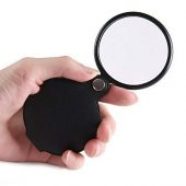 10x Büyütme Mercek Çok Amaçlı, El Tipi, Katlana Bilir Büyüteç  ( 60mm 10x) Cep Büyüteci - 3