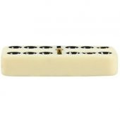 Domino Oyun Seti Seramik Kemik Domino Taşı Seti Çantalı 5 X 2,5 X 1 Cm - 5