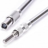 Metal Akrobat Spiral Tornavida Vidalama Aleti Vida Somon Sıkma Tamir Seti Çift Akülü Matkap Ucu 20CM - 5