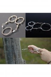 Taşınabilir Mini Zincir Cep Testeresi Dişli Tel Ahşap Plastik Metal Kıl Testere Kamp Testere - 1