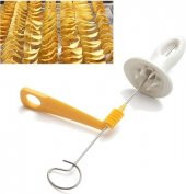 Spiral Patates Dilimleyici Çubukta Patates Cips Yapma Aparatı 4 Çubuklu - 6