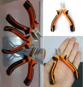 5 Li Set Mini Pense Seti Yan Keski Kargaburun Düz Ve Yıldız Tornavida Elektrikci Hobi Seti - 6