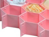 Çekmece İçi Petek Organizer ( 18 Bölmeli ) Ayarlanabilir Organizer Çekmece Düzenleyici - 4
