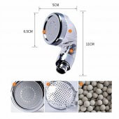 2 in 1 Spiral Hortumlu Ayarlanabilir Hareketli Banyo Mutfak Lavabo Musluk Duş Başlığı - 7