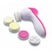 Pilli Yüz Cilt Temizleme Cihazı Siyah Nokta Peeling Fırça Seti Vücut Yüz Bakımı Masaj Aleti 5 in 1 - 5
