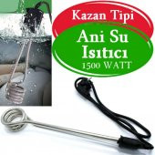 Kazan Tipi Su Isıtıcı Pratik Ve Kolay Daldırma Su Isıtıcı Kova Isıtıcı 1500 Watt Ani Su Isıtma - 6