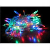 10mt 100 Led Işık Renkli Noel Yılbaşı Agaç Süsleme Parti Eylence Süs Disko Bar Süsleme - 5