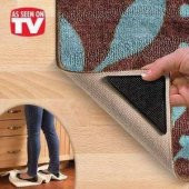 Halı Kaydırmaz Bant 4 Adet Ped Halı Kayma Önleyici Halı Kilim Kaydırmaz - 5