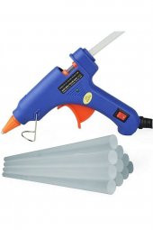 60 Watt Profesyonel Sıcak Silikon Tabancası, 10 ADET Silikon Çubuk Hediye - 1