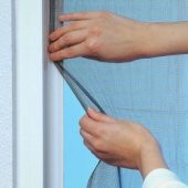 Kesilebilir Pencere Sinekliği Cırt Bantlı Yapışkanlı 125cm X 150cm Pencere tülü - 3
