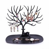Geyik Tasarımlı Takı Standı Yüzük Küpe Mücevher Organizer Askı - 3