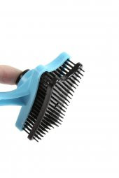 Tuşlu Otomatik Temizlenen Kedi Ve Köpek Tüy Toplayıcı Basmalı Tarak Kaşıma Fırçası - 2