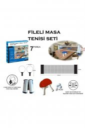 Açılır Kapanır Ayarlı Masa Tenisi File 2 Raket 3 Top Set Masa Tenis File Seti - 4