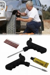 Lastik Tamir Seti Lastik Fitil Seti Lastik Tamir Fitili Deluxe Tire Plug Tüm Dublex Lastiklere Uyum - 1