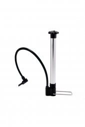 Metal Gövdeli Bisiklet Lastik Teker Şişirme Hava Pompası + 5 Li İğne Dönüştürücü Set - 5